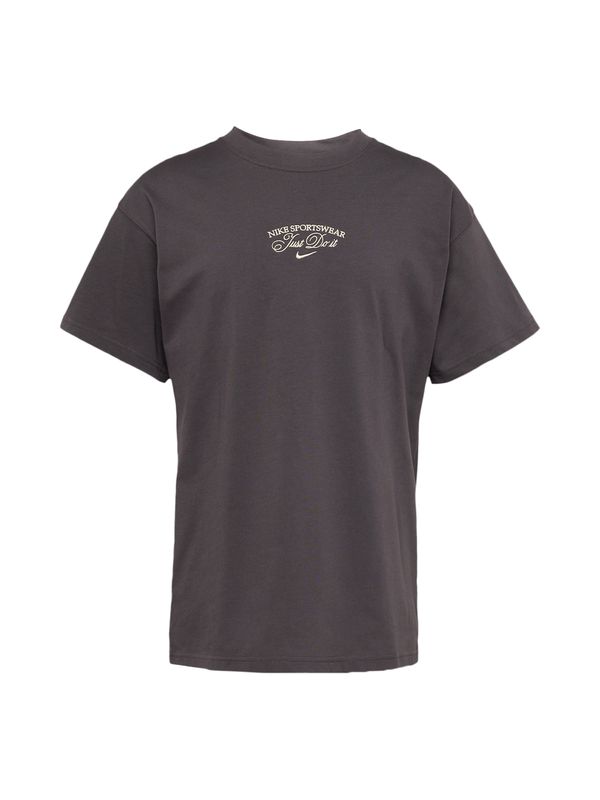 Nike Sportswear Nike Sportswear Тениска  бежово / антрацитно черно