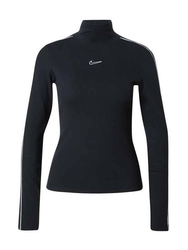 Nike Sportswear Nike Sportswear Тениска  черно / бяло