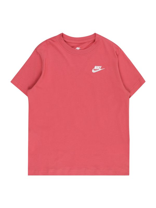 Nike Sportswear Nike Sportswear Тениска  червена боровинка / бяло