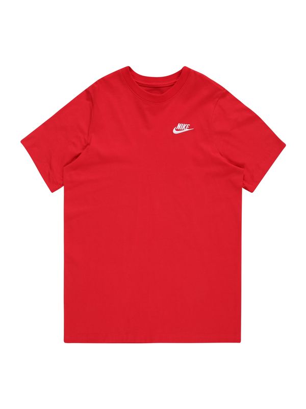 Nike Sportswear Nike Sportswear Тениска  червено / бяло