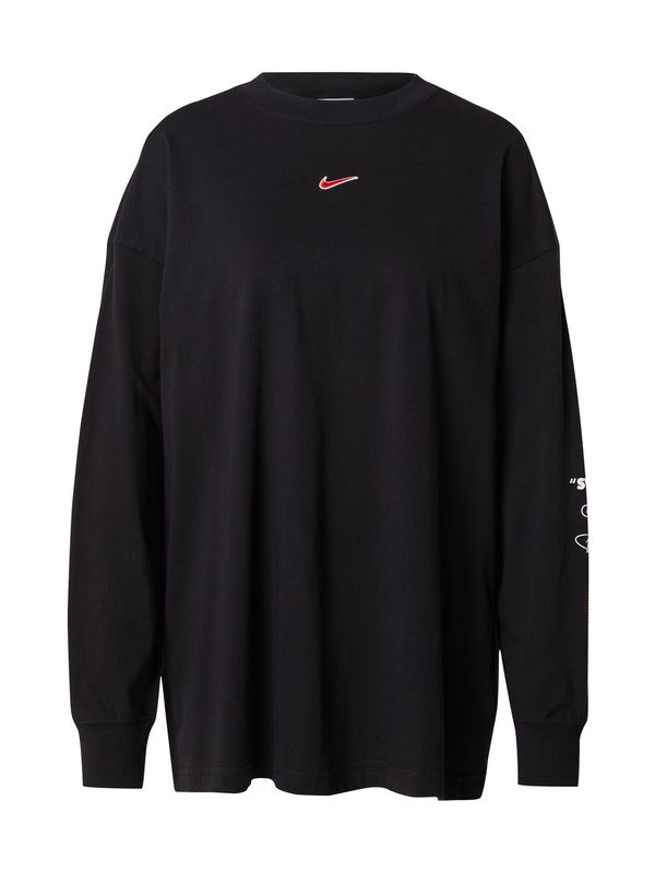 Nike Sportswear Nike Sportswear Тениска  червено / черно / бяло