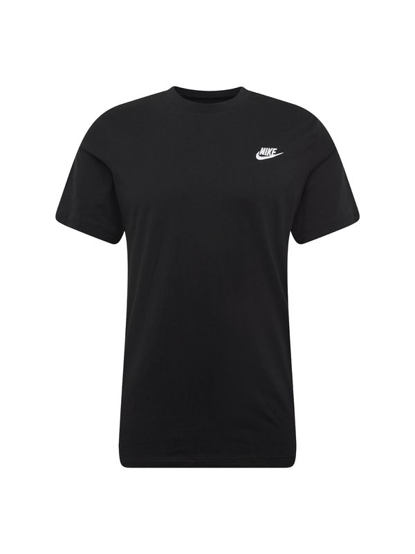 Nike Sportswear Nike Sportswear Тениска 'Club'  черно / бяло