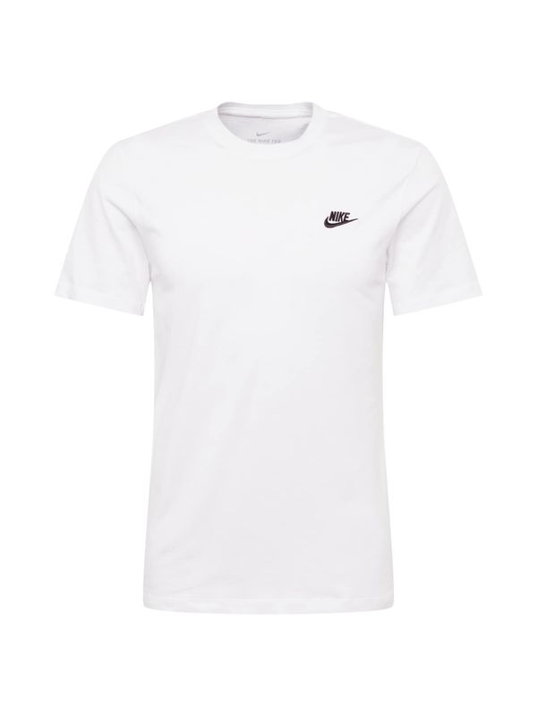 Nike Sportswear Nike Sportswear Тениска 'Club'  черно / бяло
