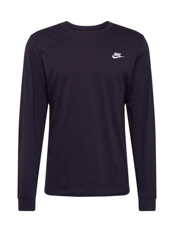 Nike Sportswear Nike Sportswear Тениска 'Club'  черно / бяло