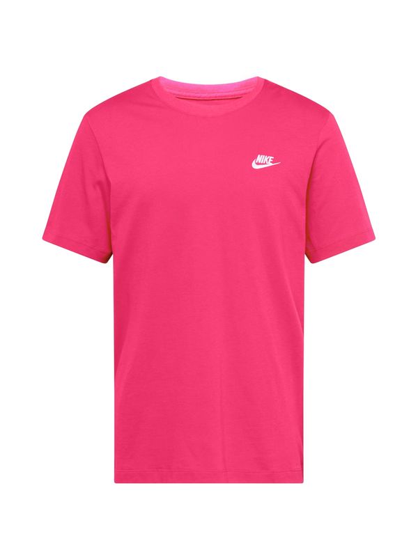 Nike Sportswear Nike Sportswear Тениска 'Club'  розово / бяло