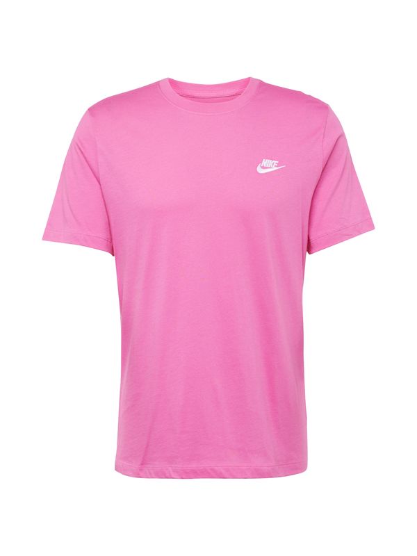 Nike Sportswear Nike Sportswear Тениска 'Club'  светлорозово / бяло