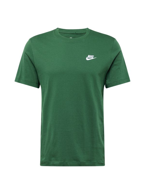 Nike Sportswear Nike Sportswear Тениска 'CLUB'  зелено / бяло