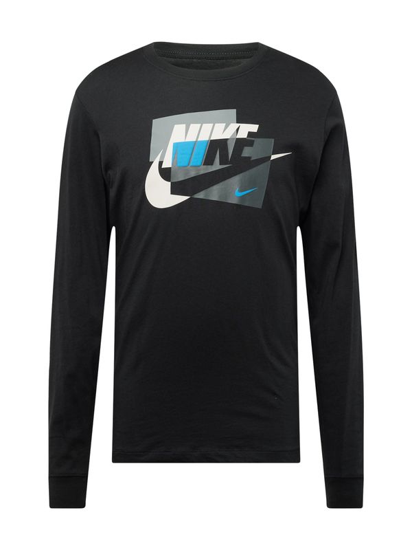 Nike Sportswear Nike Sportswear Тениска 'CONNECT'  светлосиньо / сиво / черно / бяло