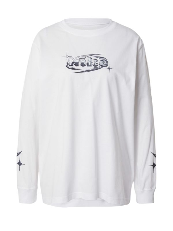 Nike Sportswear Nike Sportswear Тениска 'DANCE'  сребърно сиво / тъмносиво / бяло