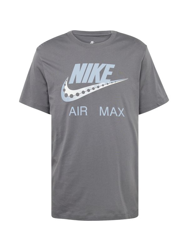 Nike Sportswear Nike Sportswear Тениска 'DAY FUTURA'  светлосиньо / сиво / мръсно бяло