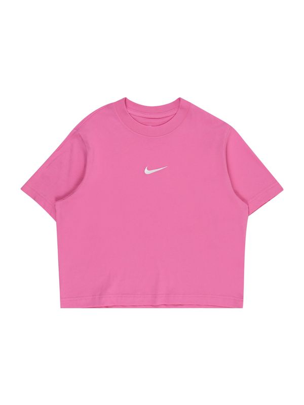 Nike Sportswear Nike Sportswear Тениска 'ESSNTL'  розово / бяло