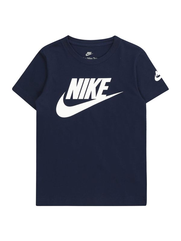 Nike Sportswear Nike Sportswear Тениска 'FUTURA EVERGREEN'  морскосиньо / бяло