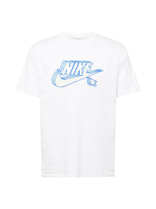 Nike Sportswear Nike Sportswear Тениска 'Futura'  светлосиньо / бяло