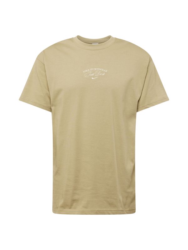 Nike Sportswear Nike Sportswear Тениска  кремаво / светлозелено