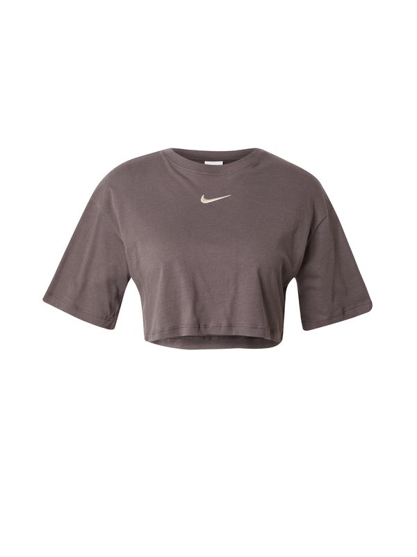Nike Sportswear Nike Sportswear Тениска  кремаво / тъмносиво