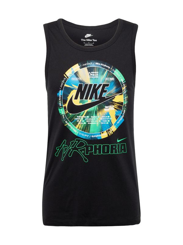 Nike Sportswear Nike Sportswear Тениска  лазурно синьо / жълто / черно / бяло