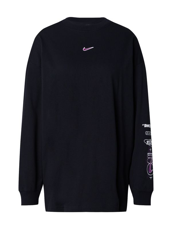 Nike Sportswear Nike Sportswear Тениска  лилав / черно / бяло