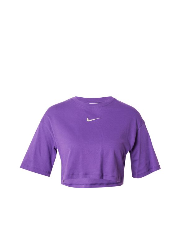 Nike Sportswear Nike Sportswear Тениска  лилав / мръсно бяло