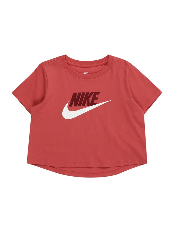Nike Sportswear Nike Sportswear Тениска  мерло / червена боровинка / бяло