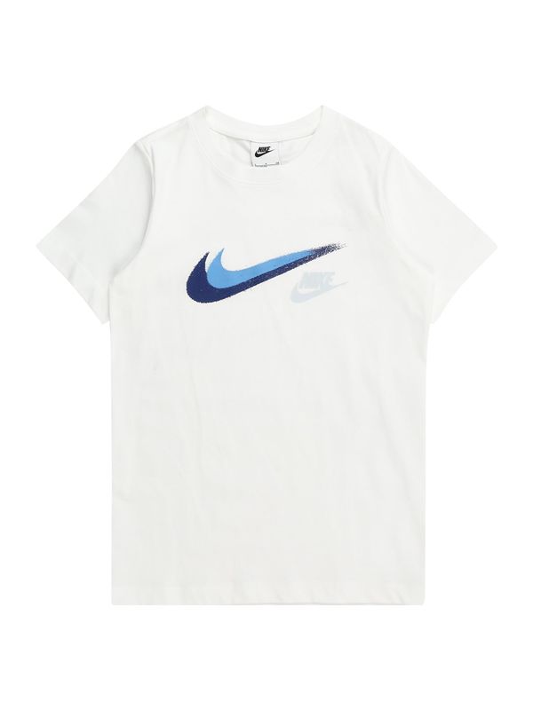 Nike Sportswear Nike Sportswear Тениска  нейви синьо / небесносиньо / бяло