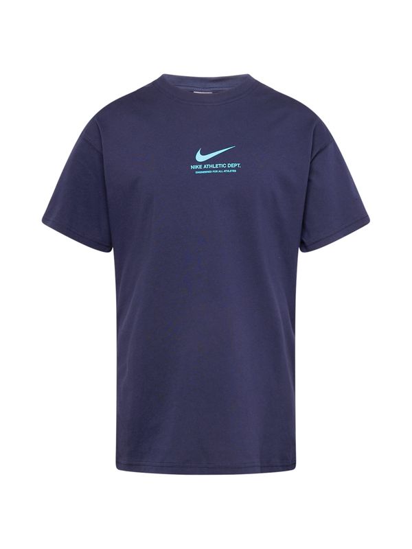 Nike Sportswear Nike Sportswear Тениска  нейви синьо / тюркоазен