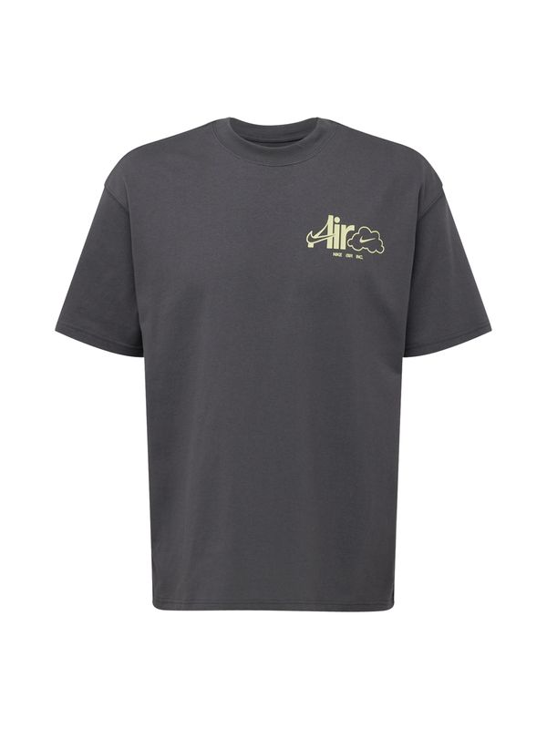 Nike Sportswear Nike Sportswear Тениска  пастелно жълто / тъмносиво