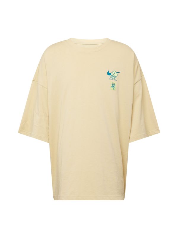 Nike Sportswear Nike Sportswear Тениска  синьо / пастелно жълто / бяло