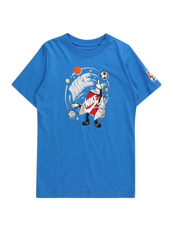 Nike Sportswear Nike Sportswear Тениска  синьо / светлосиво / рубинено червено / бяло