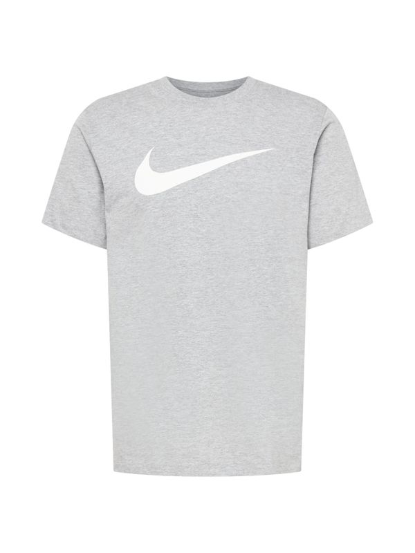 Nike Sportswear Nike Sportswear Тениска  сив меланж / бяло