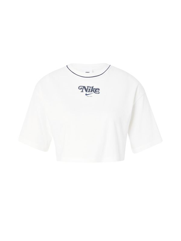 Nike Sportswear Nike Sportswear Тениска  слонова кост / морскосиньо