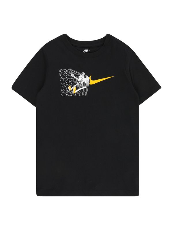 Nike Sportswear Nike Sportswear Тениска 'SOCCER BALL FA23'  тъмножълто / черно / бяло