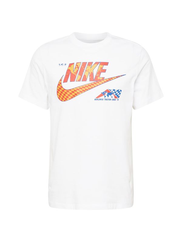 Nike Sportswear Nike Sportswear Тениска 'SOLE RALLY'  златистожълто / оранжево / бяло