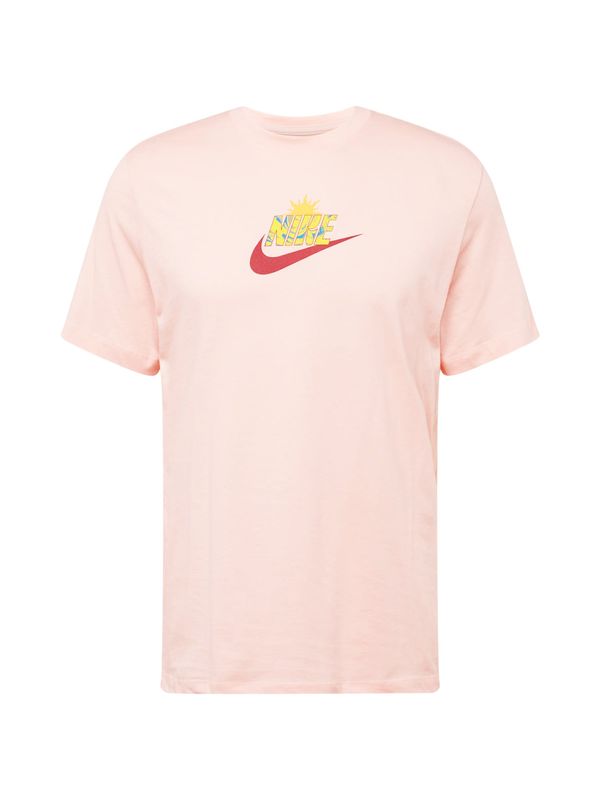 Nike Sportswear Nike Sportswear Тениска 'SPRING BREAK SUN'  синьо / жълто / корал / червено