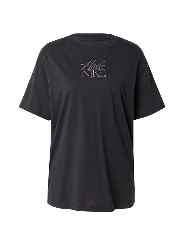 Nike Sportswear Nike Sportswear Тениска  сребърно сиво / черно