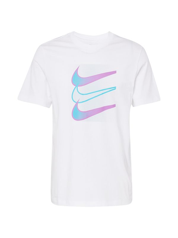 Nike Sportswear Nike Sportswear Тениска  светлосиньо / лилав / мръсно бяло