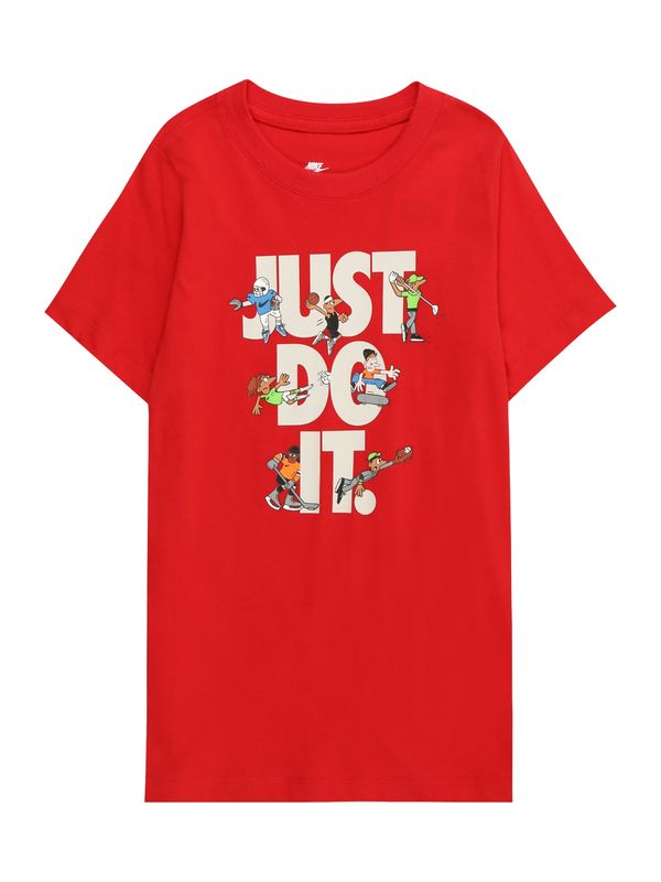 Nike Sportswear Nike Sportswear Тениска  светлосиньо / сиво / червено / бяло