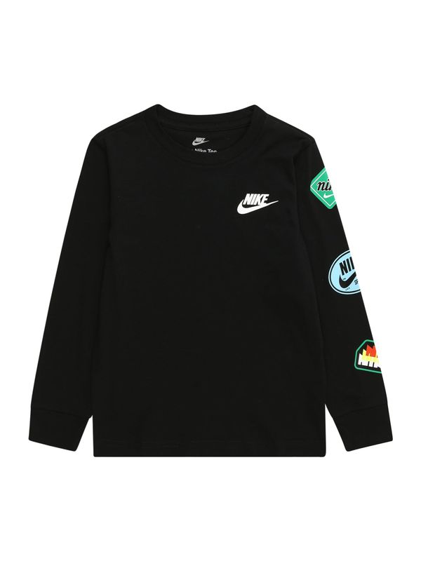 Nike Sportswear Nike Sportswear Тениска  светлосиньо / зелено / черно / бяло