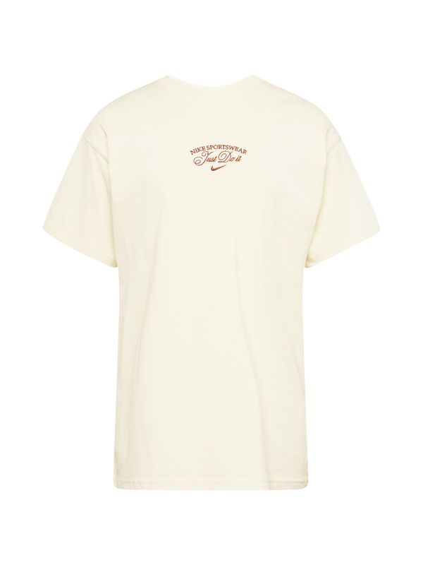 Nike Sportswear Nike Sportswear Тениска  тъмнооранжево / естествено бяло