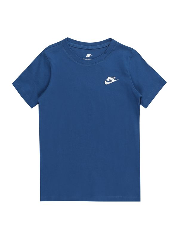 Nike Sportswear Nike Sportswear Тениска  тъмносиньо / бяло