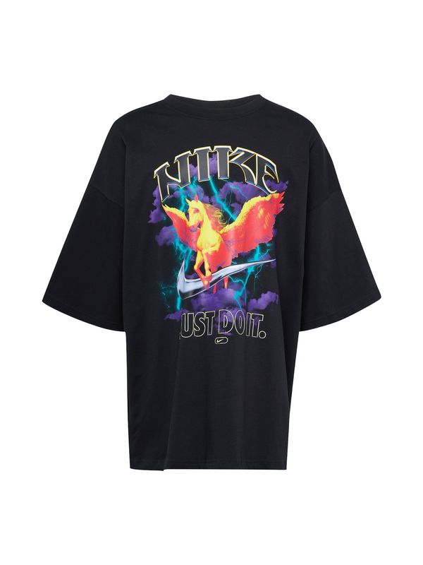 Nike Sportswear Nike Sportswear Тениска  жълто / лилав / червено / черно