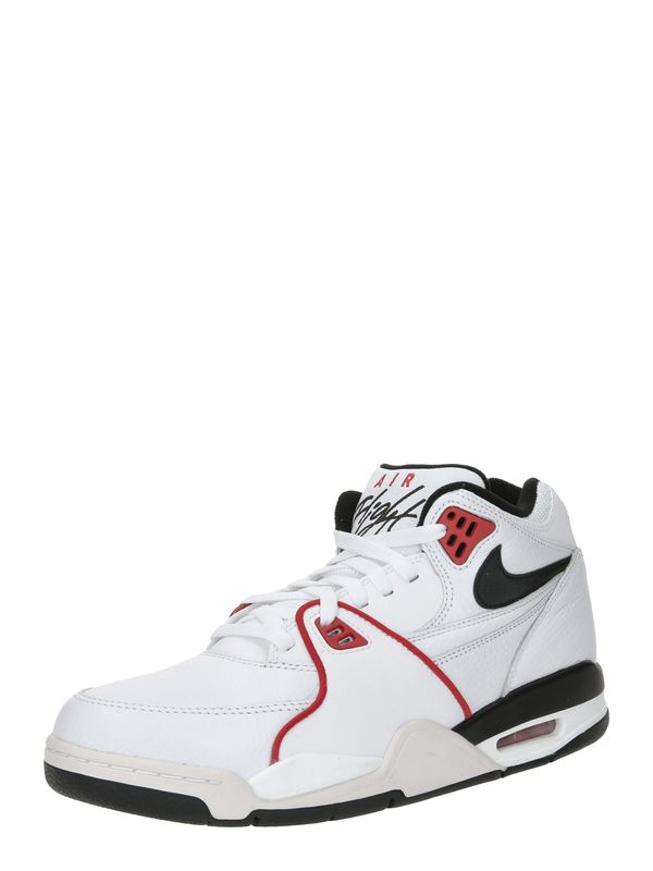 Nike Sportswear Nike Sportswear Високи маратонки 'Air Flight 89'  червено / черно / бяло