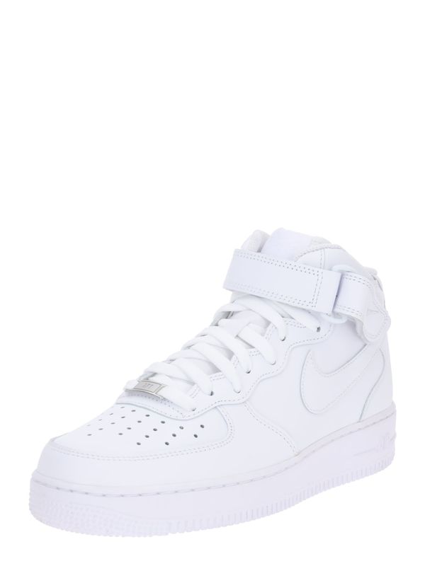 Nike Sportswear Nike Sportswear Високи маратонки 'AIR FORCE 1 MID 07'  бяло