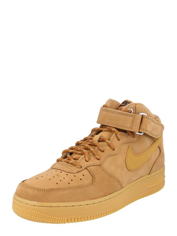 Nike Sportswear Nike Sportswear Високи маратонки 'AIR FORCE 1 MID 07 WB'  кафяво