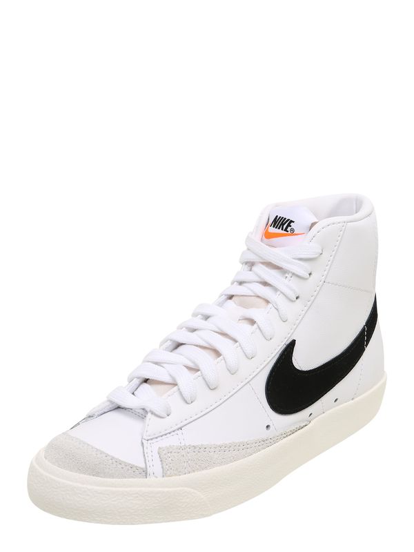 Nike Sportswear Nike Sportswear Високи маратонки 'Blazer Mid 77'  бежово / оранжево / черно / бяло