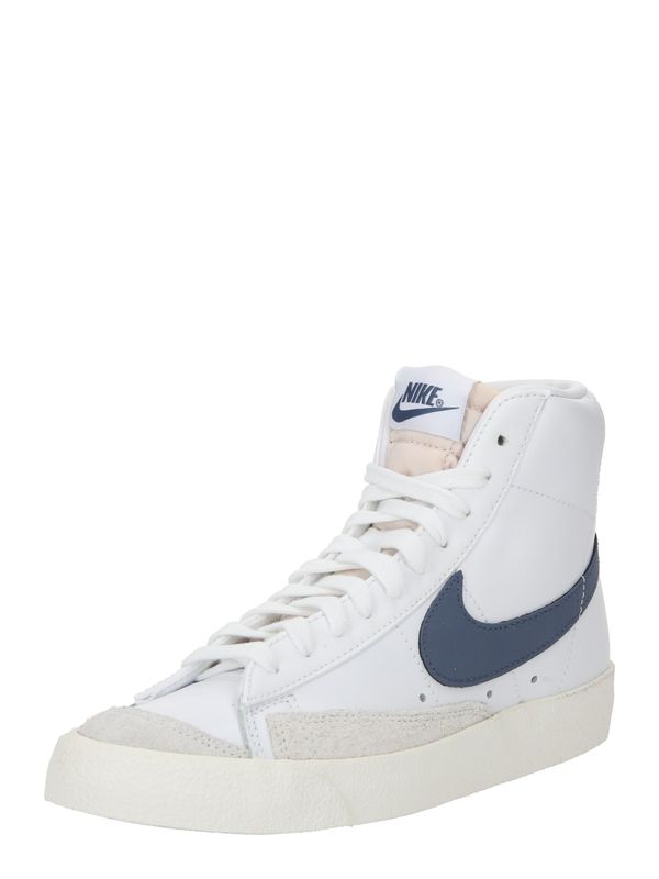 Nike Sportswear Nike Sportswear Високи маратонки 'Blazer Mid 77'  нощно синьо / светлосиво / бяло