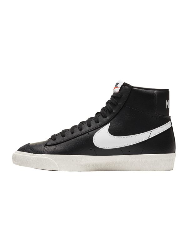 Nike Sportswear Nike Sportswear Високи маратонки 'Blazer Mid 77 Vintage'  черно / бяло
