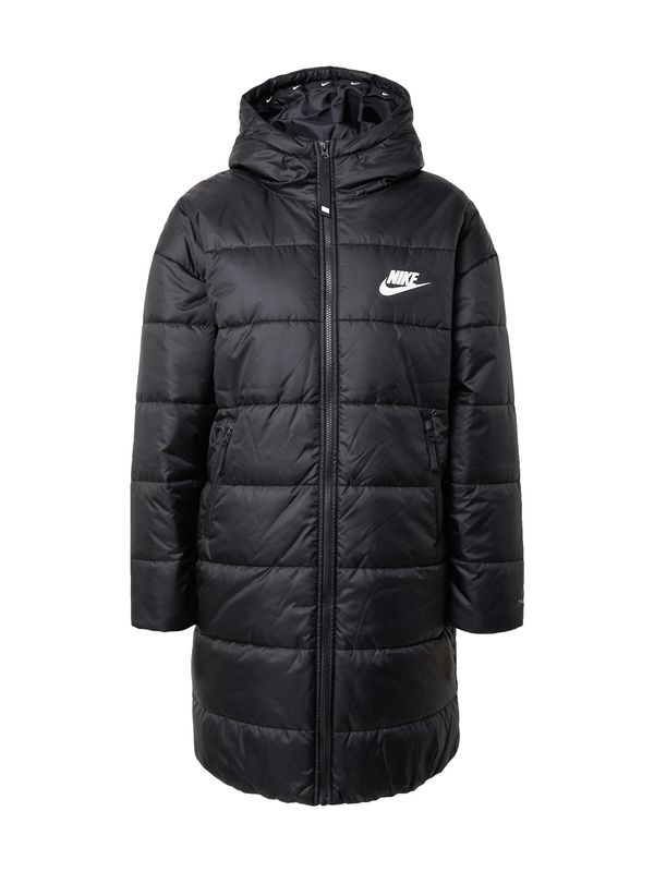 Nike Sportswear Nike Sportswear Зимно палто  черно / бяло