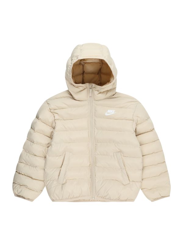 Nike Sportswear Nike Sportswear Зимно яке  цвят "пясък" / бяло