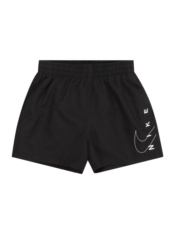 Nike Swim Nike Swim Спортна плажна мода  черно / бяло