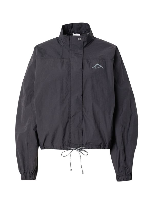 NIKE NIKE Яке за трениране  сиво / черно